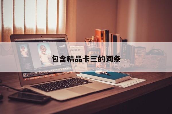 包含精品卡三的词条